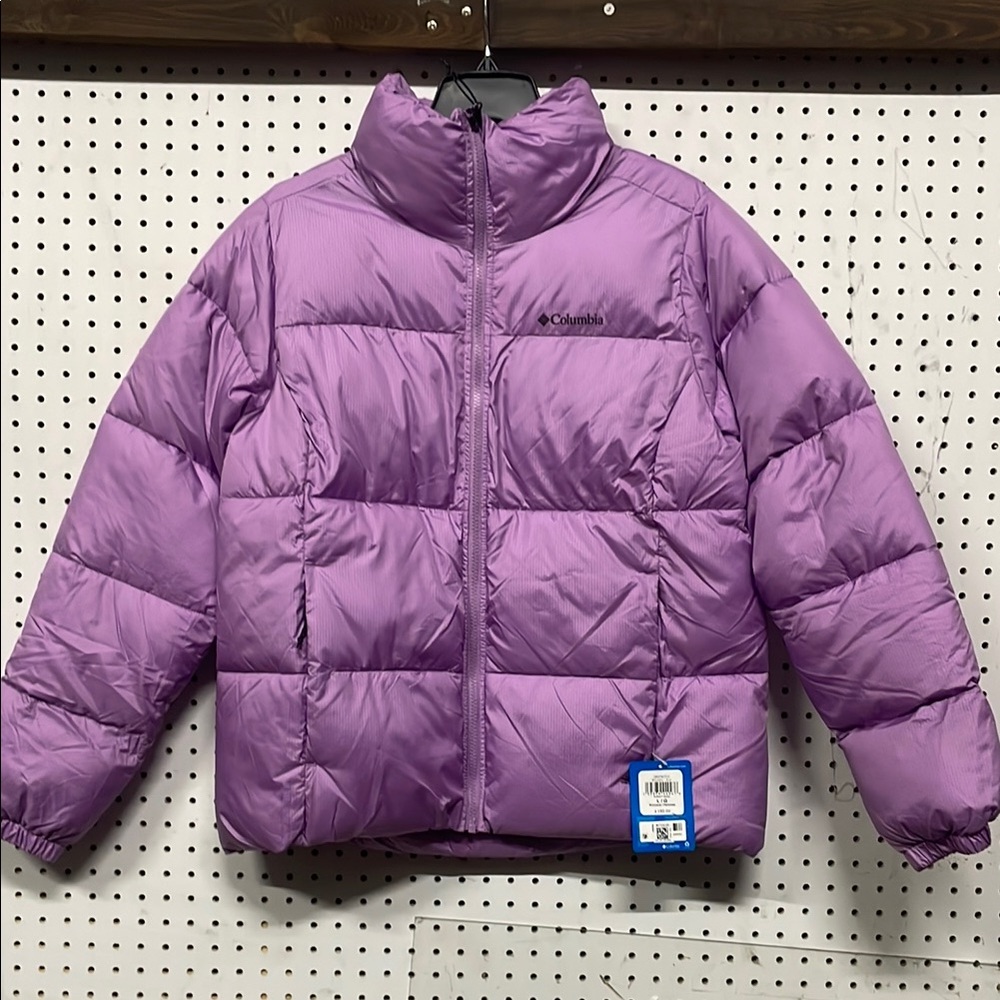 Columbia Purple Puffer Jacket